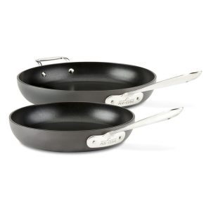 10-Inch & 12-Inch Hard Anodized Aluminum Nonstick Fry Pan Set