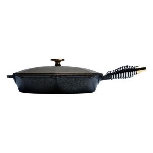 12-Inch Cast Iron Skillet & Lid