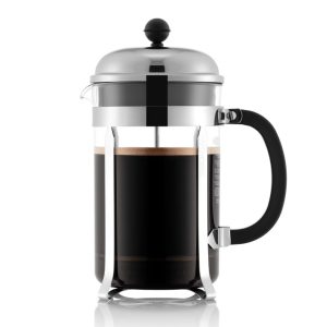 Bodum Chambord French Press Coffee Maker 12-Cup Stainless Steel